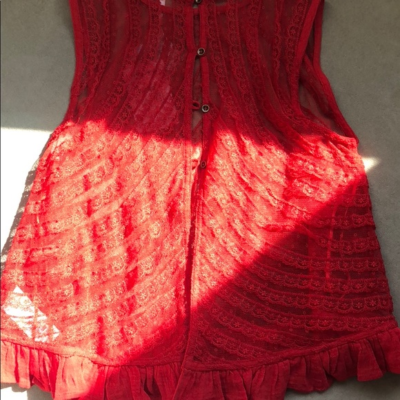 NWT Free People Lace top - Picture 5 of 8